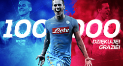 FOTO - Milik: "Che traguardo, un milione di fan! Tifosi, siete grandissimi"