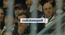 FOTO STORICA - La prima partita del Napoli Soccer, uno "strano" De Laurentiis. E Marino accanto a lui