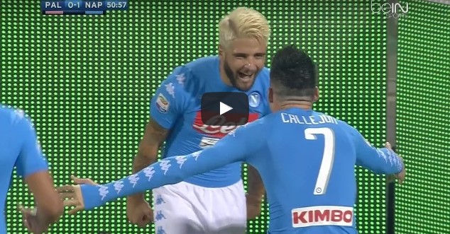 Palermo Napoli: 0 - 2, il gol di Callejon [VIDEO]