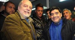 De Laurentiis non seguirà la squadra a Istanbul, auguri a Diego: novità in cantiere?