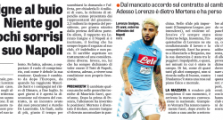 FOTO - Stamane c'è il "caso Insigne" sulla Gazzetta! Quante inquietudini per Lorenzo...