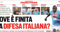 CorrSport - Napoli-Roma, quanti stranieri dietro: dov'è finita la difesa italiana?