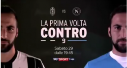 VIDEO - Higuain contro Higuain! Spot Sky da brividi! Juve-Napoli show