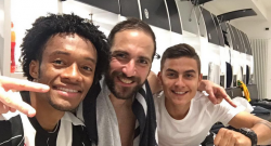 FOTO - Higuain, Cuadrado e Dybala festeggiano su Instagram: "Grande partita di squadra"