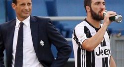 Juve, Allegri: "Higuain? Potrebbe non giocare contro il Napoli, magari non gli dico nulla e..."