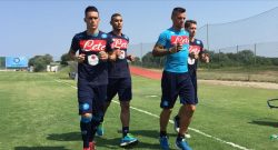 Qui Castelvolturno: Albiol lavora ancora a parte, ma c'è una novità durante l'allenamento