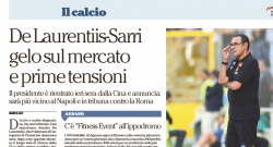 RETROSCENA - Dissapori tra Sarri e De Laurentiis: ecco qual è la causa principale