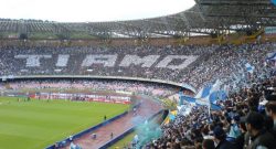 Stupenda iniziativa al San Paolo, bambino del reparto di oncologia Capo Ultras per una sera!