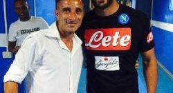 FOTO - Al San Paolo torna un vecchio protagonista degli anni della C, eccolo con Reina