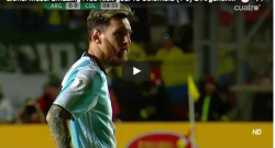 Messi, che punizione magistrale! Argentina 2-0 Colombia [VIDEO]