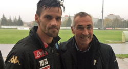 FOTO - Cristian Maggio a Udine ritrova il suo primo allenatore in azzurro