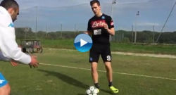 VIDEO - Il recupero di Milik procede alla grande: primi contatti con il pallone per il polacco