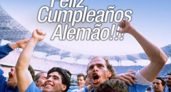 FOTO - Maradona fa gli auguri ad un mito del suo Napoli: "Buon compleanno Alemao!"