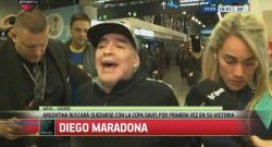 VIDEO - Maradona scatenato in tribuna, esulta per la sua Argentina