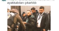 FOTO - La Polizia turca costringe i tifosi del Napoli a togliere scarpe e cinture