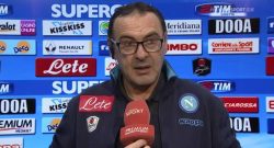 Sarri su Rog: "E' quasi pronto, ecco al posto di chi poteva giocare se fossimo stati avanti di due gol"