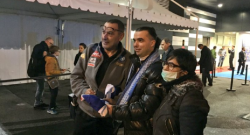 FOTO - Sarri incontra Schiratti, il giocatore che ha lasciato il calcio per donare un rene alla moglie