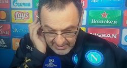 Sarri: "Volevamo il primo posto nel girone, perchè non era mai successo. Dobbiamo crescere sotto un aspetto.."