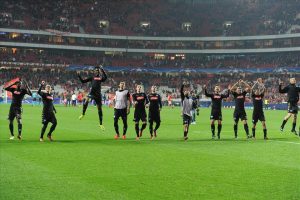 napoli benfica esultanza