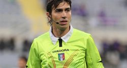Brutto infortunio per l'arbitro Calvarese, la SSC Napoli: "Auguri di pronta guarigione"