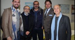 FOTO - Gradita sorpresa a Castelvolturno, il Napoli accoglie il Cardinal Voiello