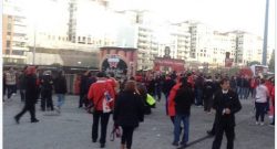 REPUBBLICA - Fuori al Da Luz scontri e qualche contuso: 6 tifosi del Napoli fermati dalla Polizia