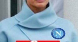 Ironia dal web - Anche la moglie di Trump tifa Napoli, eccola con la tuta azzurra!