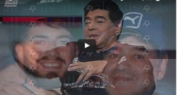 Maradona si commuove ricordando i genitori e parlando di suo figlio Diego Junior [VIDEO]