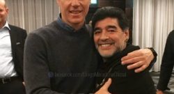 Maradona: "A Zurigo con il grande Marco Van Basten". Che coppia! [FOTO]