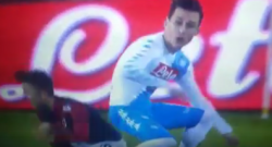 Bologna 0 - 2 Napoli, espulso Callejon ! [VIDEO]