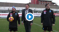 Provino a Castel Volturno per Lillo&Greg, Milik li 'stronca': "Meglio se fate teatro..." [VIDEO]