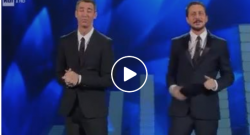 Luca e Paolo "sfottono" la Juve a Sanremo, tifosi bianconeri furiosi [VIDEO]