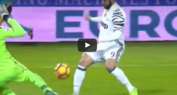 Cagliari 0 - 1 Juventus, splendido pallonetto di Higuain [VIDEO]