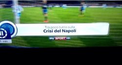Vergognoso Sputtanapoli calcistico, per i media la squadra di Sarri è in "crisi nera"