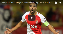 Manchester City - Monaco: Gran gol di Falcao, tutti in piedi da applausi... [VIDEO]
