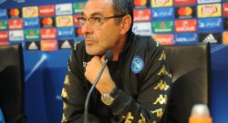 Un azzurro a sorpresa confuso tra i giornalisti, ha voluto accompagnare i compagni in conferenza