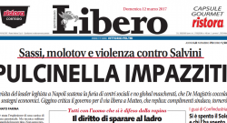 FOTO - Libero provoca ancora: "Pulcinella impazziti!". Non c'è mai fine al peggio