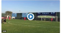 Prodezza di Milik in allenamento, bordata potentissima che trafigge Rafael [VIDEO]