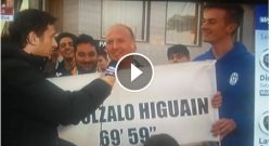 Tifoso della Juve in diretta a Sky: "Golzalo Higuain, 69' 59'' contro il Napoli" [VIDEO]