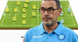 Lazio-Napoli, formazione ufficiale: Sarri esclude 2 big, in avanti tridente leggero [FOTO]