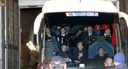 Juve scortata da 120 agenti, ma fuori al Parker's non c'era nessuno ad attenderla