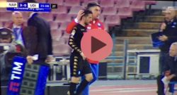 È sfuggita a tanti, ecco cosa ha fatto Sarri alla sostituzione di Mertens [VIDEO]
