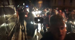 Juve a Napoli, traffico davanti all'hotel dove soggiorna Higuain [VIDEO]