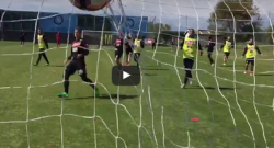 Partitina in allenamento: tocchi di prima, porte piccole e gol di Rog [VIDEO]