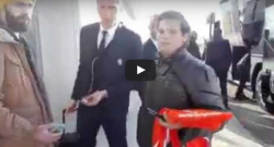 Juve in partenza, passa un camionista che urla: "Forza Napoli" [VIDEO]