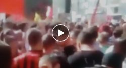 Foggia in Serie B, durante la festa vergognosi cori sul Vesuvio dei tifosi rossoneri [VIDEO]