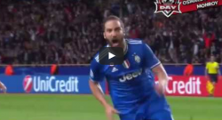 Monaco 0 - 1 Juventus, gran gol di Higuain [VIDEO]