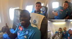 Napoli in viaggio verso Torino: volti distesi per gli uomini di Sarri [FOTO]