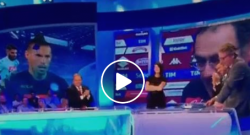 "Vedrà Roma-Juve?" , la risposta di Sarri manda in delirio lo studio [VIDEO]