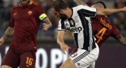 Roma-Juve 3-1, Higuain litiga con avversari e compagni. Il Napoli torna terzo